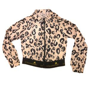 NWOT Adidas x Stella McCartney Stella Sport Leopard Lightweight Jacket Sz Small